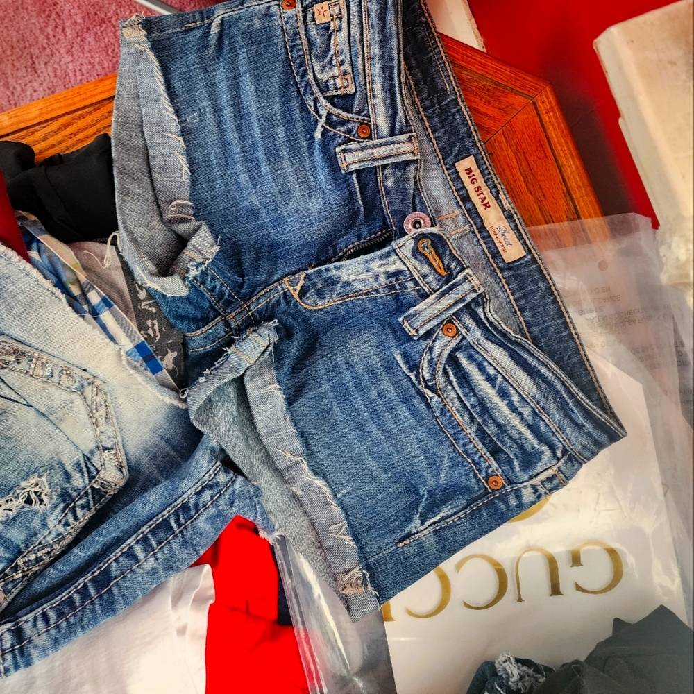 Big Star Blue Distressed Denim Jeans